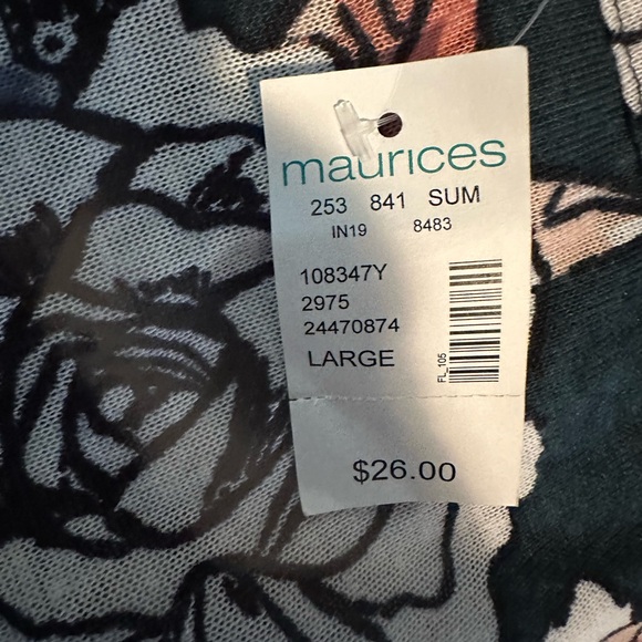 Maurices Floral Tank Top - Picture 3 of 5